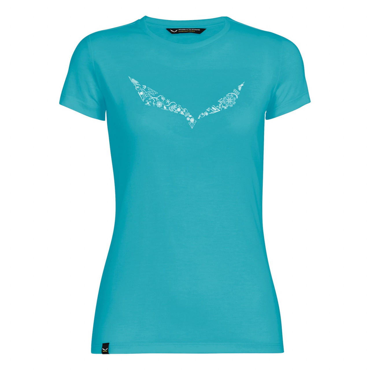 Salewa Women's Solidlogo Dri-Release® T-Shirts Blue PNC-317892